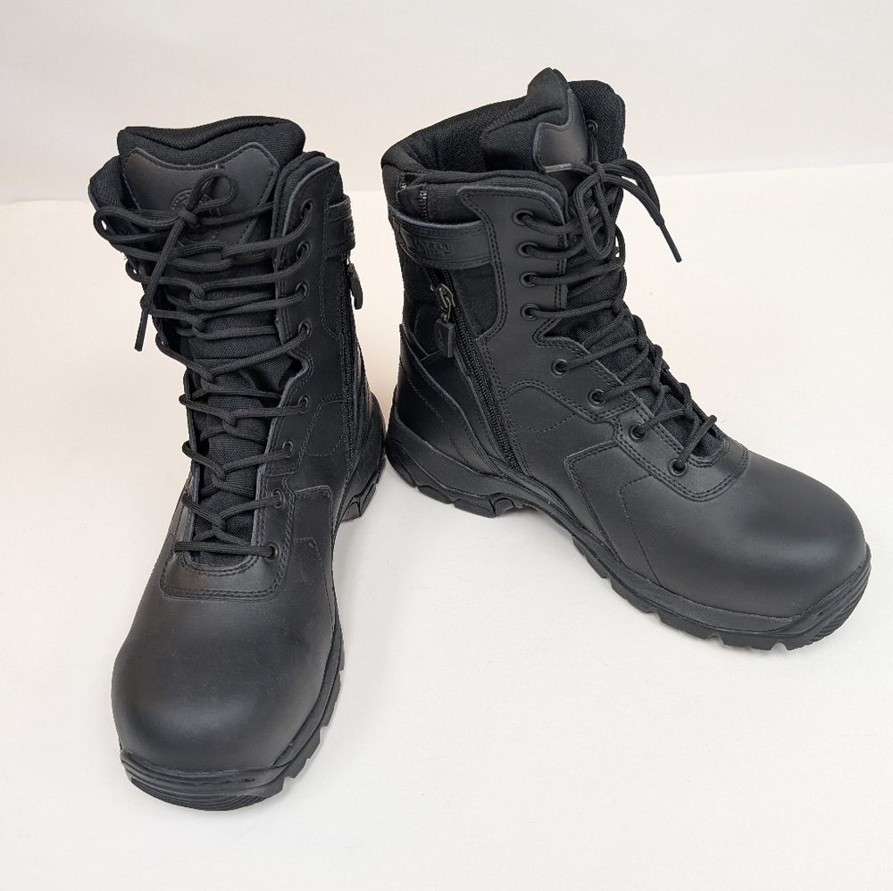 Battle Ops Black High Rise Lace Up Combat Boots Size 43/10
